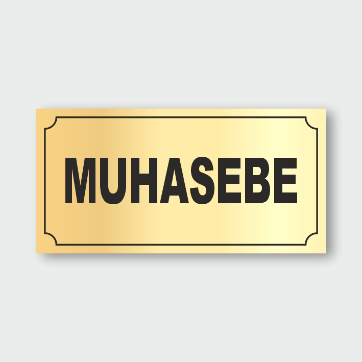 Muhasebe Levhası MUL-01