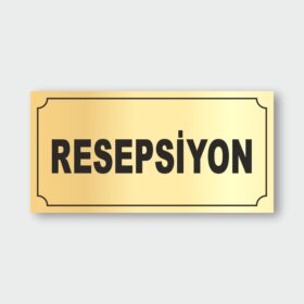 Resepsiyon Levhası RL-01