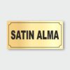 Satın Alma Levhası SAL-01