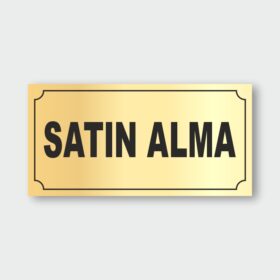 Satın Alma Levhası SAL-01