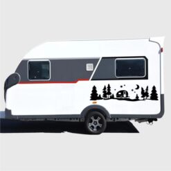 Çekme Karavan Sticker (Yan) - 03