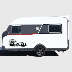 Çekme Karavan Sticker (Yan) - 04