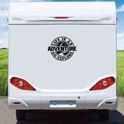 Moto Karavan Sticker (Arka) - 15